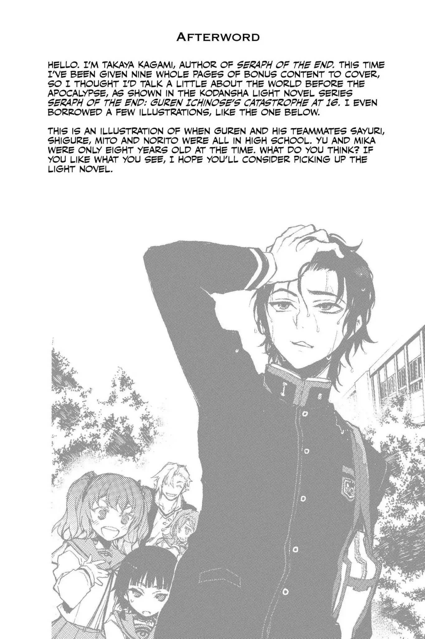 Read Owari no Seraph Manga Online