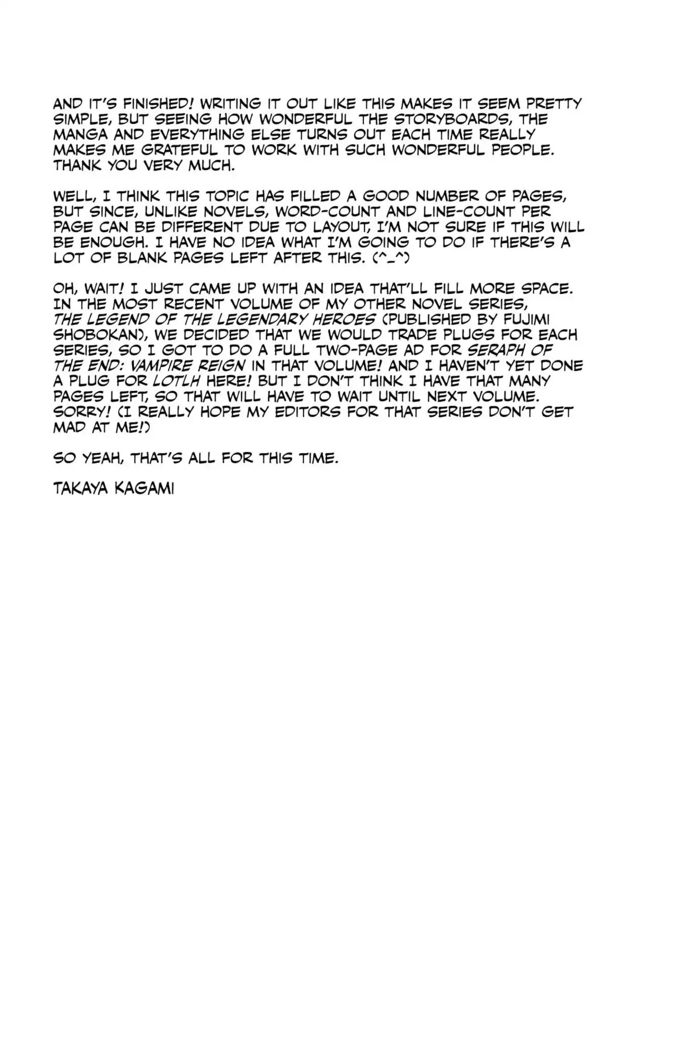 Read Owari no Seraph Manga Online