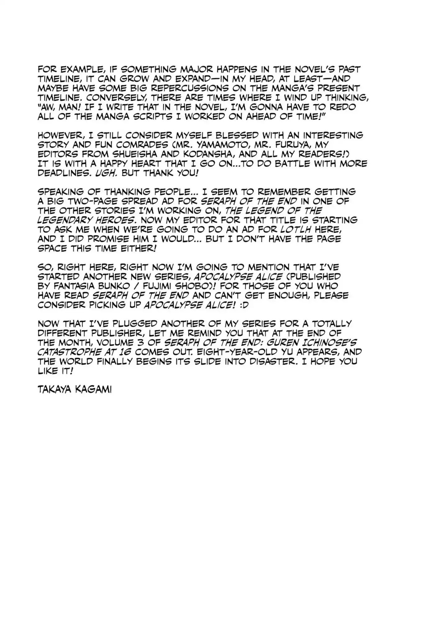 Read Owari no Seraph Manga Online