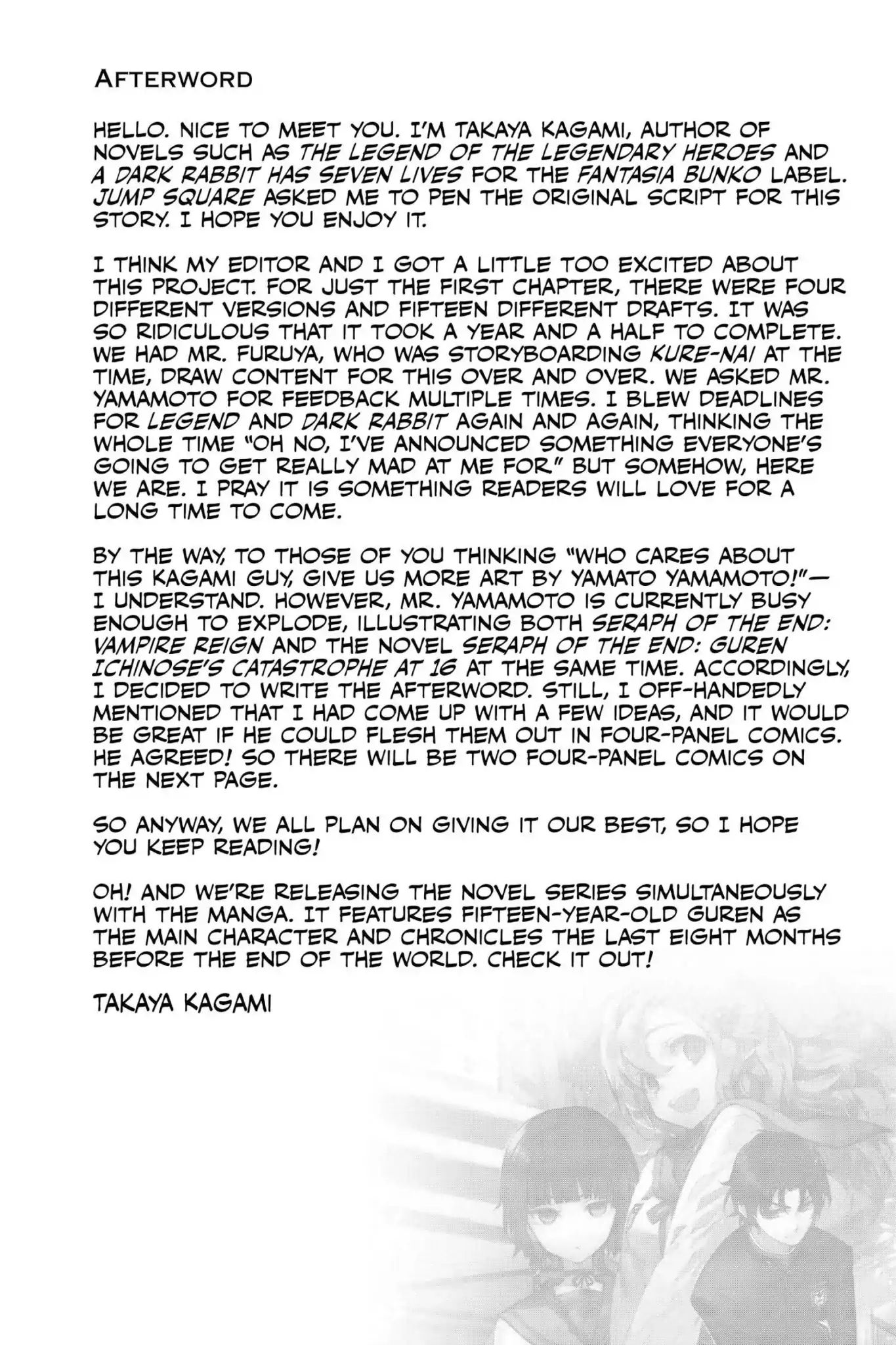 Read Owari no Seraph Manga Online