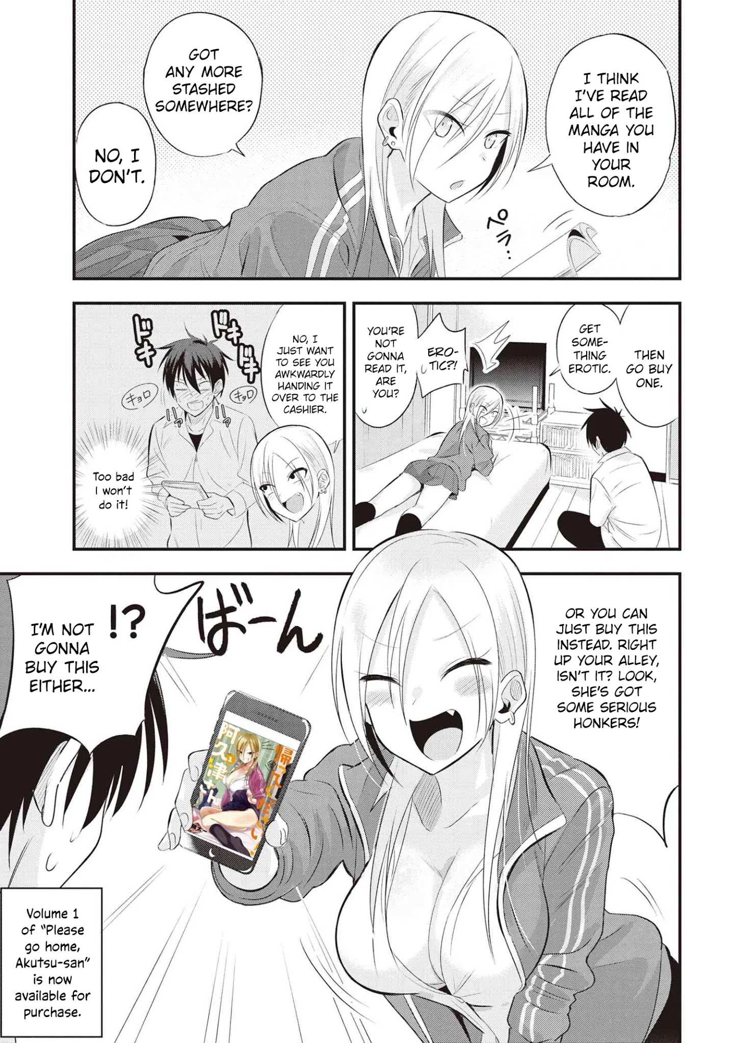 Read Please Go Home, Akutsu-San! Manga Online