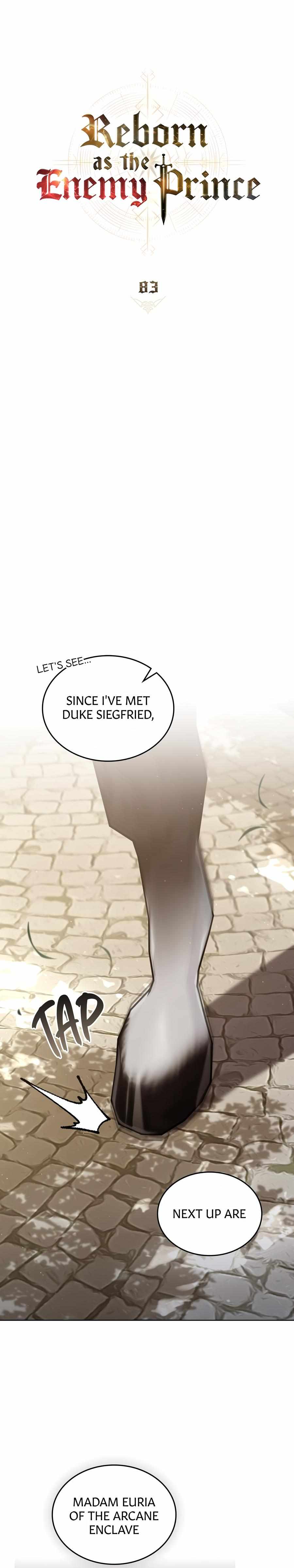 Read Reborn as the Enemy Prince Manga Online