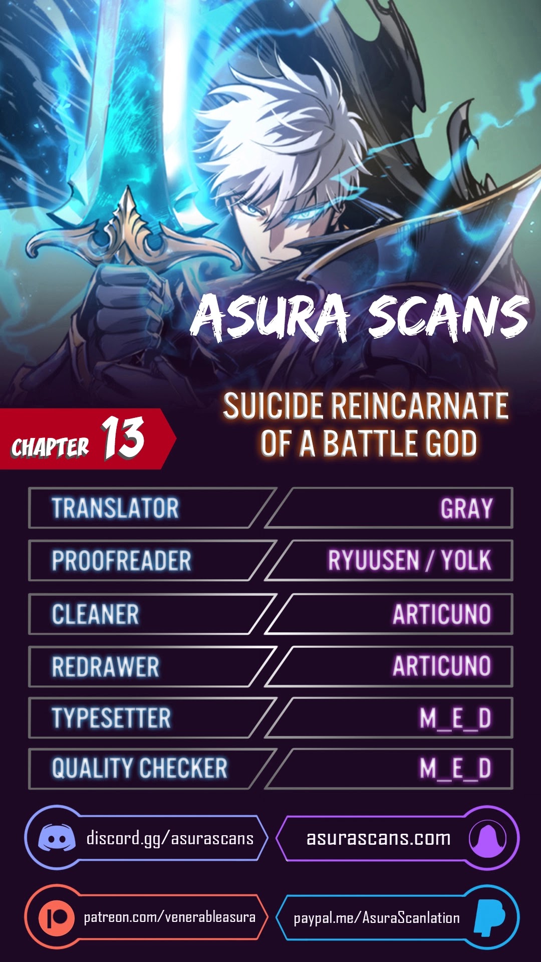 Read Reincarnation Of The Suicidal Battle God Manga Online