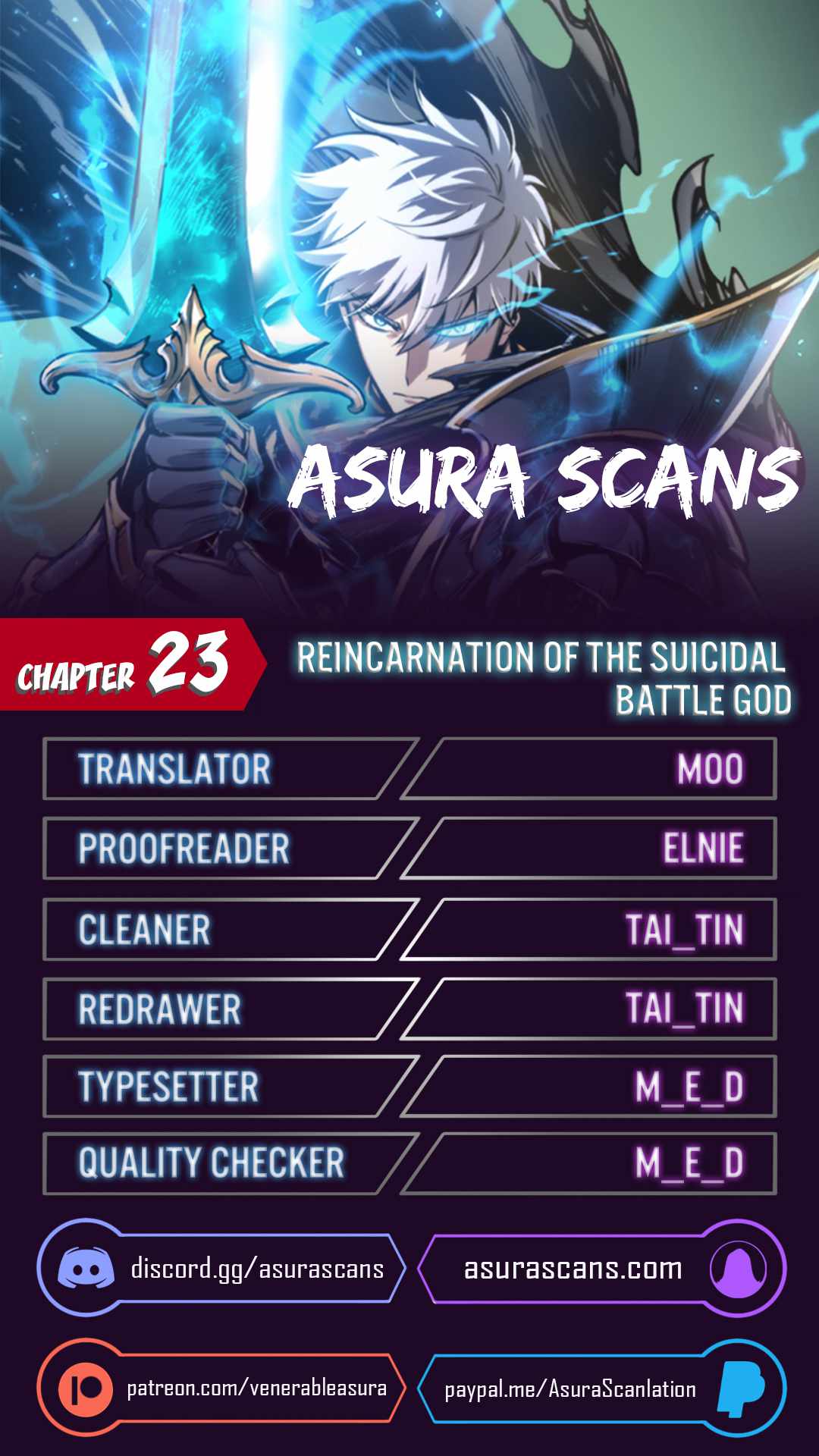 Read Reincarnation Of The Suicidal Battle God Manga Online
