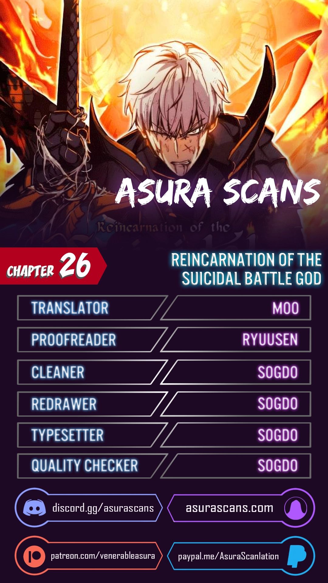 Read Reincarnation Of The Suicidal Battle God Manga Online