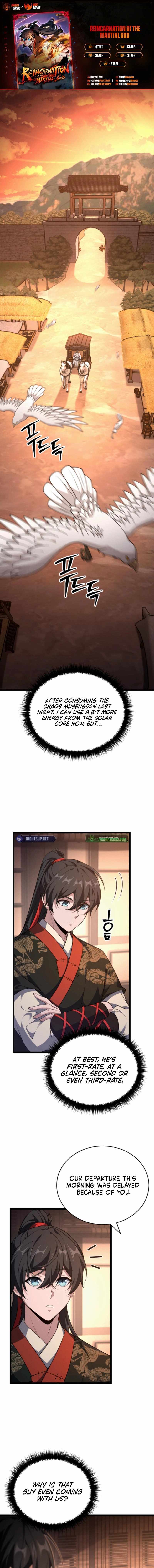 Read Reincarnation of the Martial God Manga Online