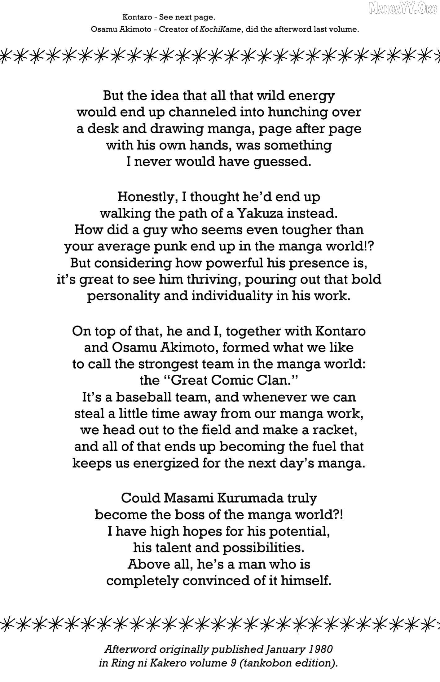 Read Ring ni Kakero Manga Online