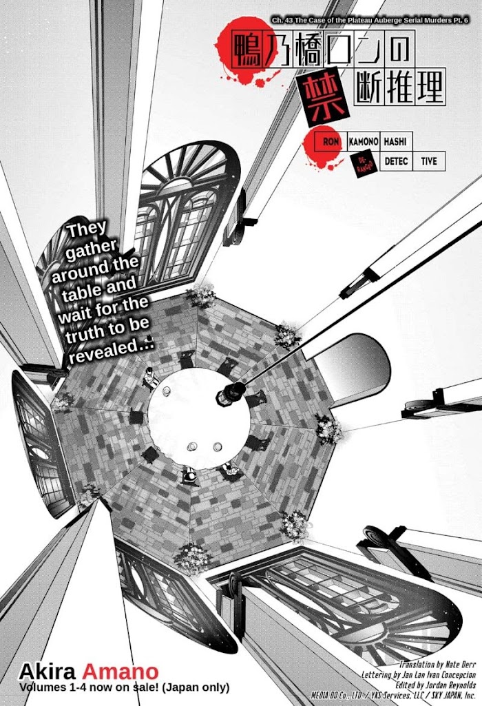 Read Ron Kamonohashi Deranged Detective Manga Online