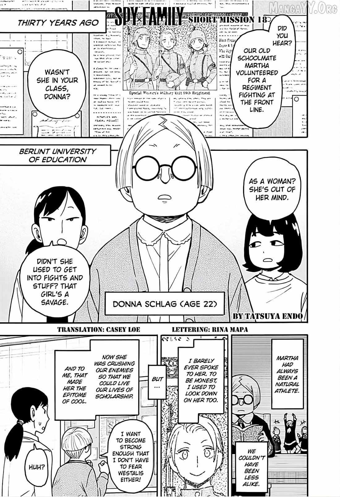 Read SPY x FAMILY Manga Online