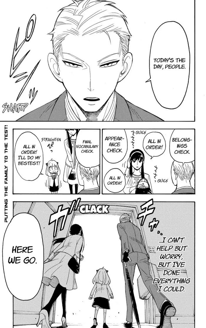 Read SPY x FAMILY Manga Online