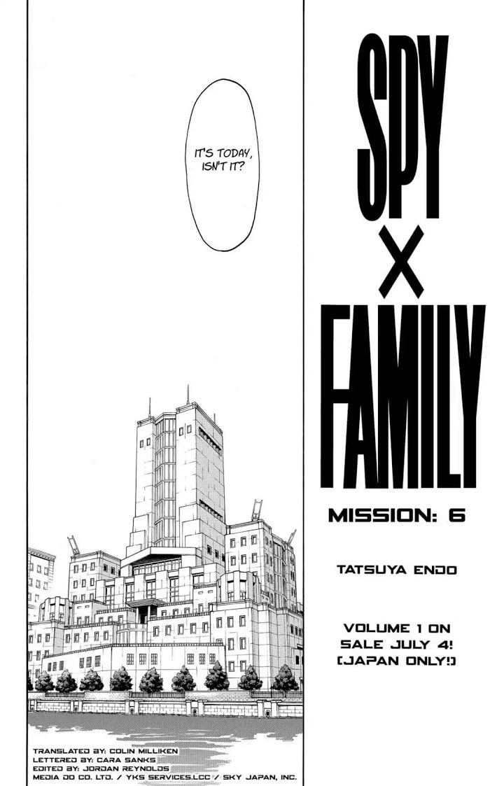 Read SPY x FAMILY Manga Online