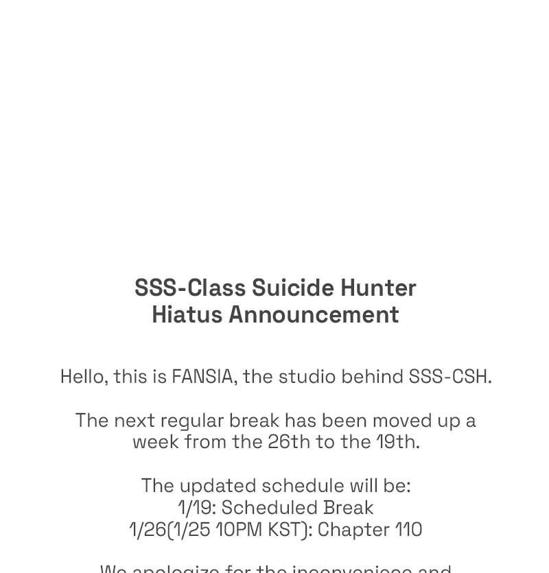 Read SSS-Class Revival Hunter Manga Online