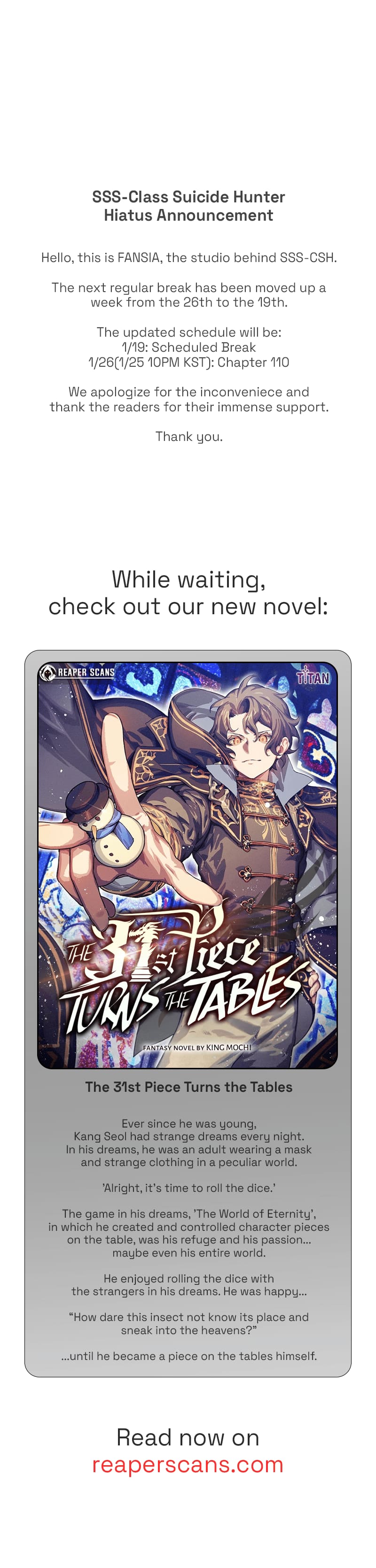 Read SSS-Class Revival Hunter Manga Online