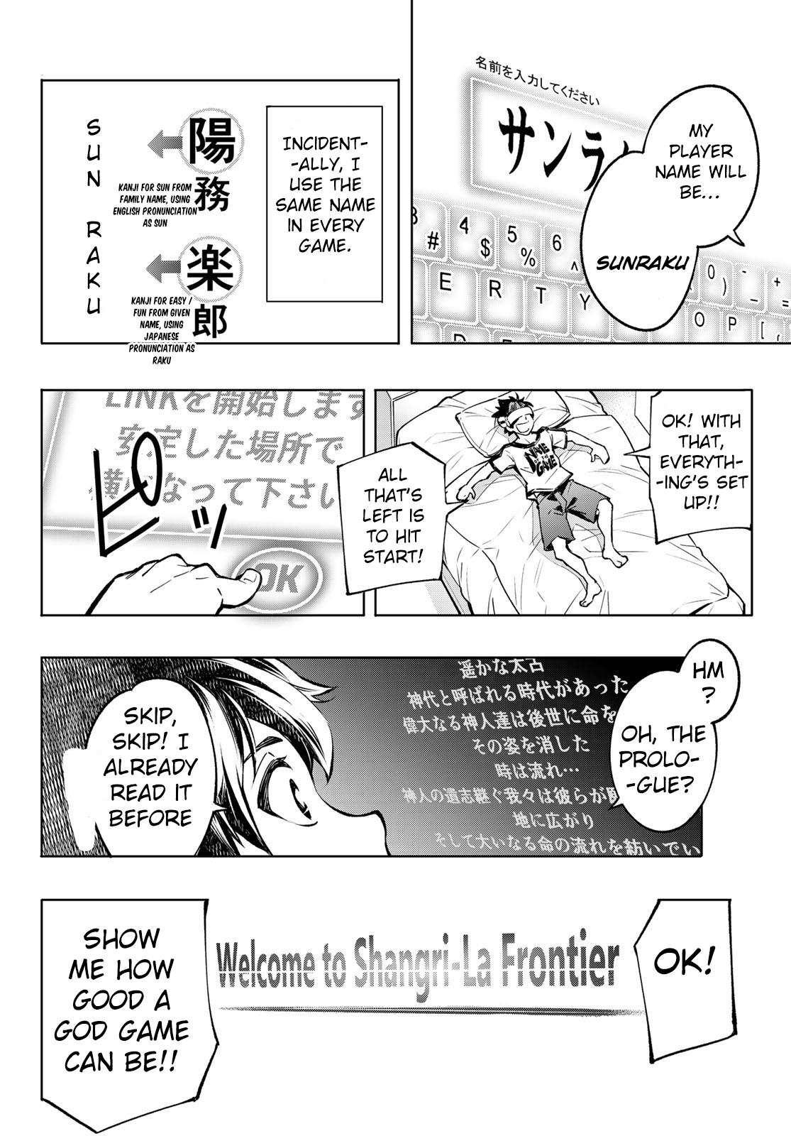 Read Shangri-La Frontier Manga Online