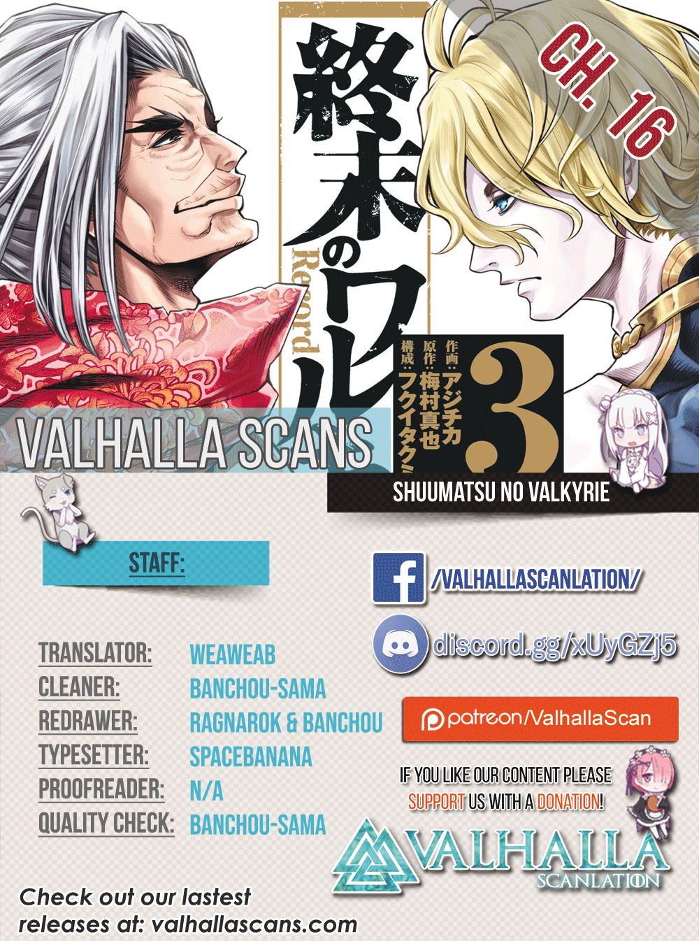 Read Shuumatsu no Valkyrie Manga Online