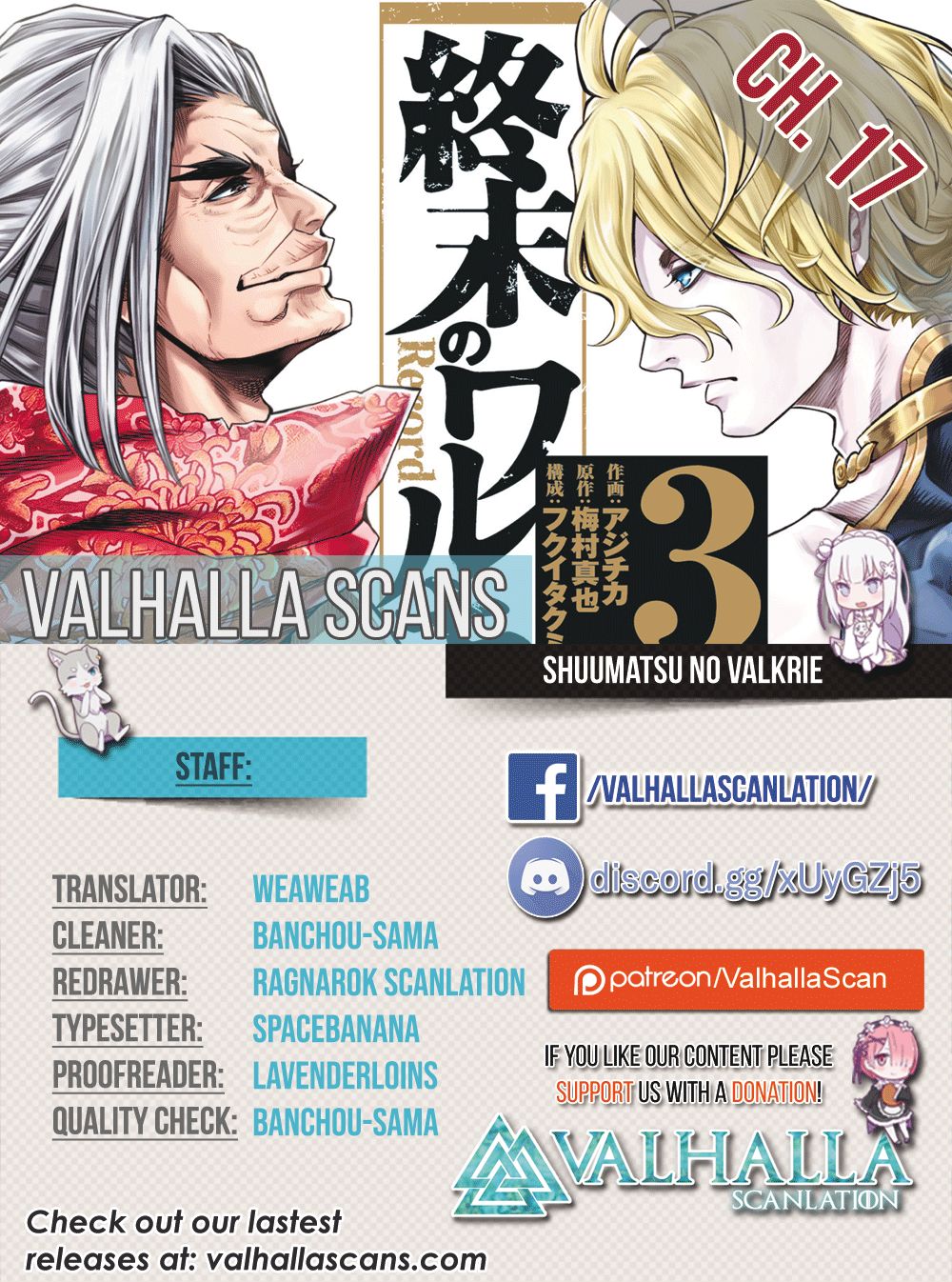 Read Shuumatsu no Valkyrie Manga Online