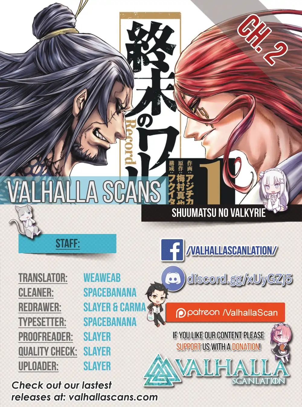 Read Shuumatsu no Valkyrie Manga Online