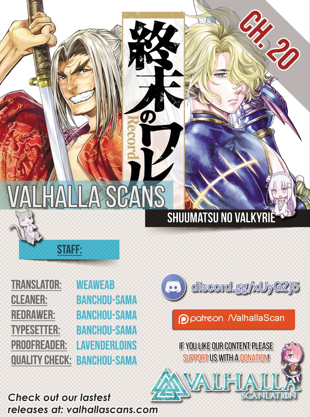 Read Shuumatsu no Valkyrie Manga Online