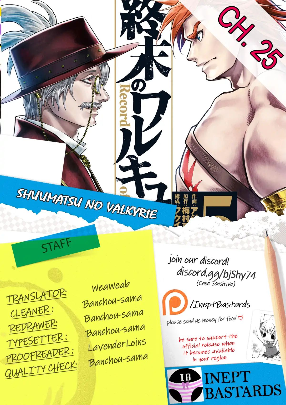 Read Shuumatsu no Valkyrie Manga Online