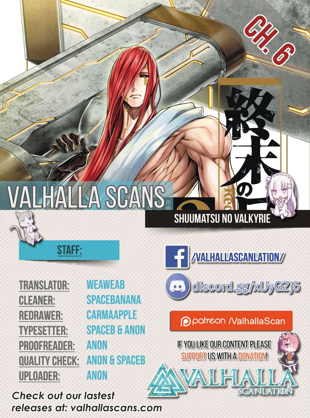 Read Shuumatsu no Valkyrie Manga Online
