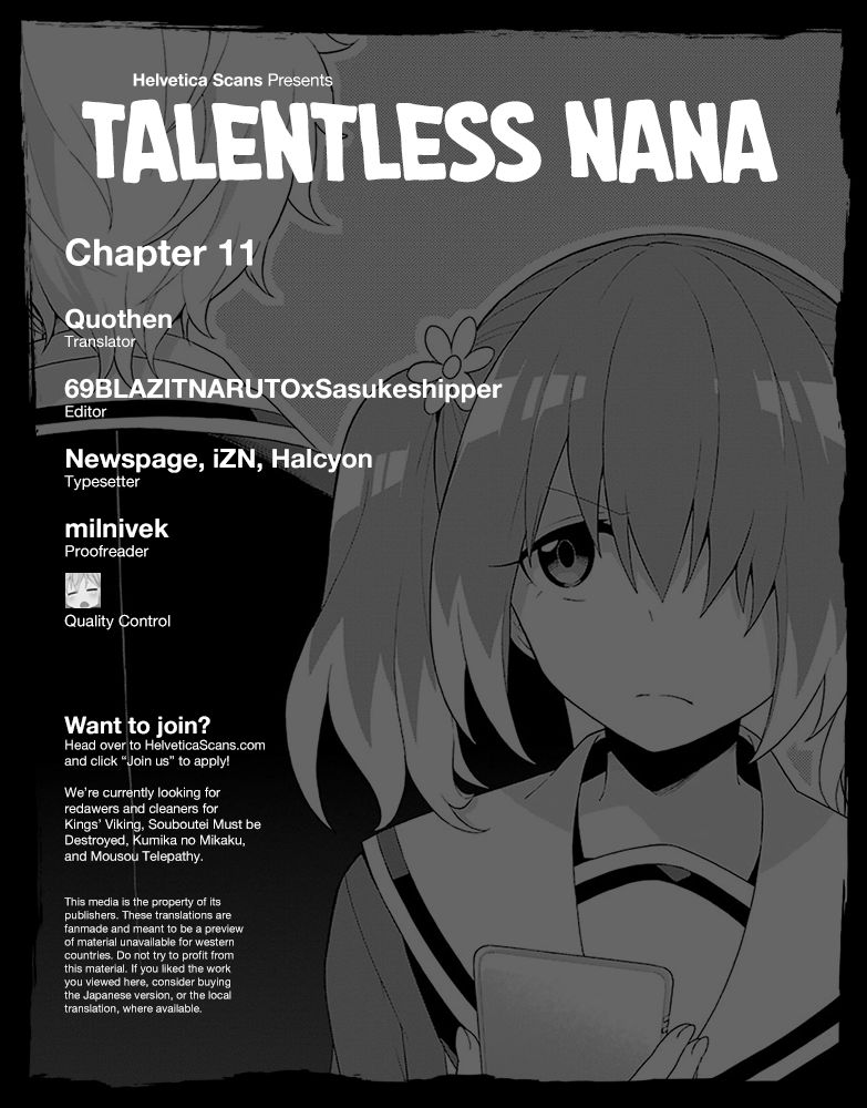 Read Talentless Nana Manga Online