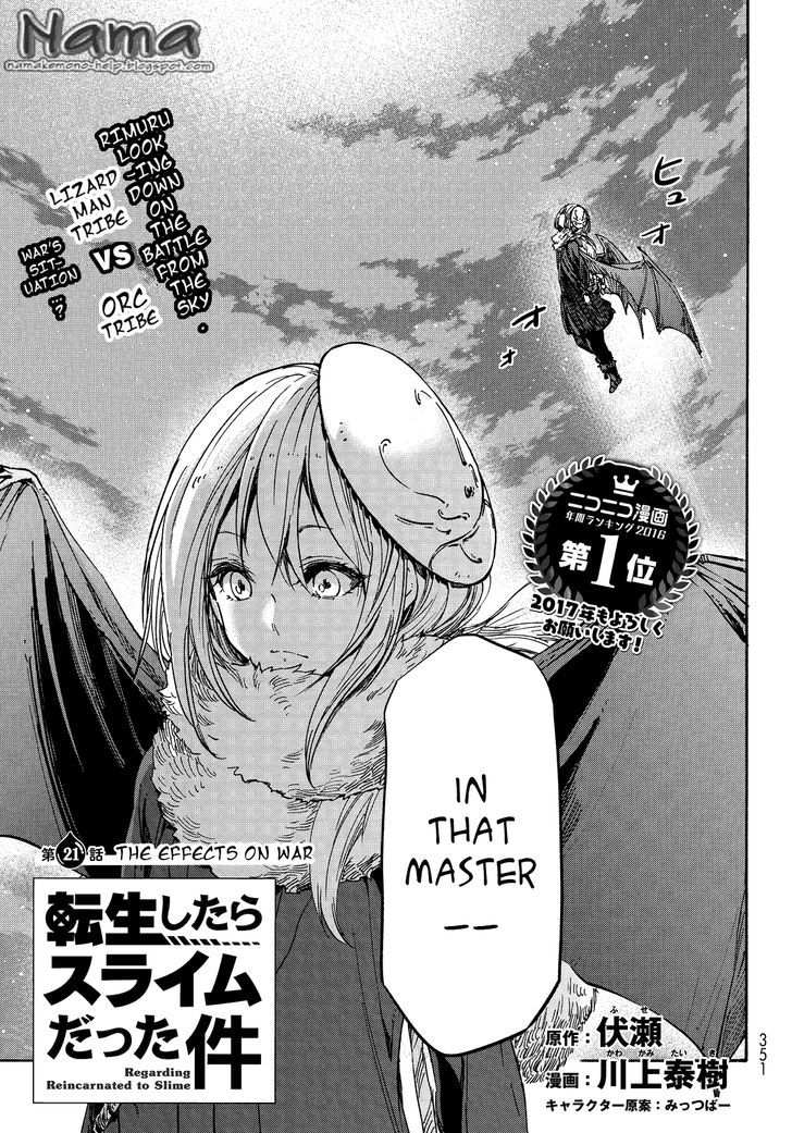 Read That Time I Got Reincarnated as a Slime Manga Online