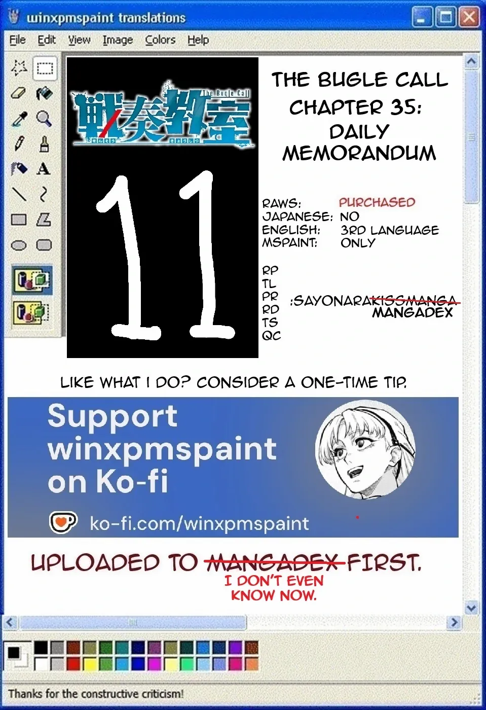 Read The Bugle Call Manga Online