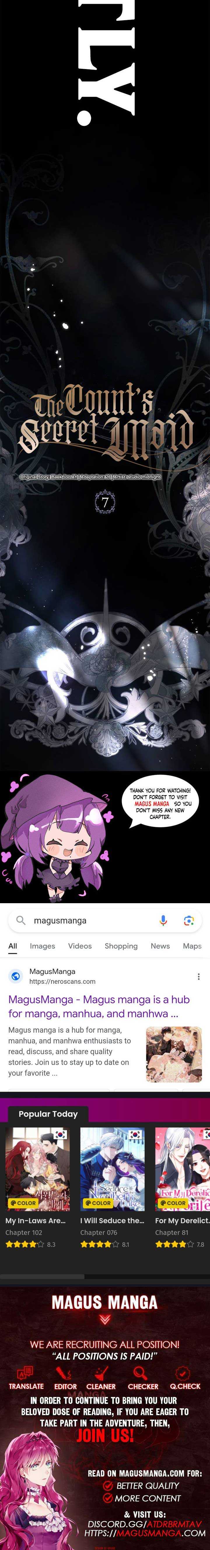 Read The Count’s Secret Maid Manga Online