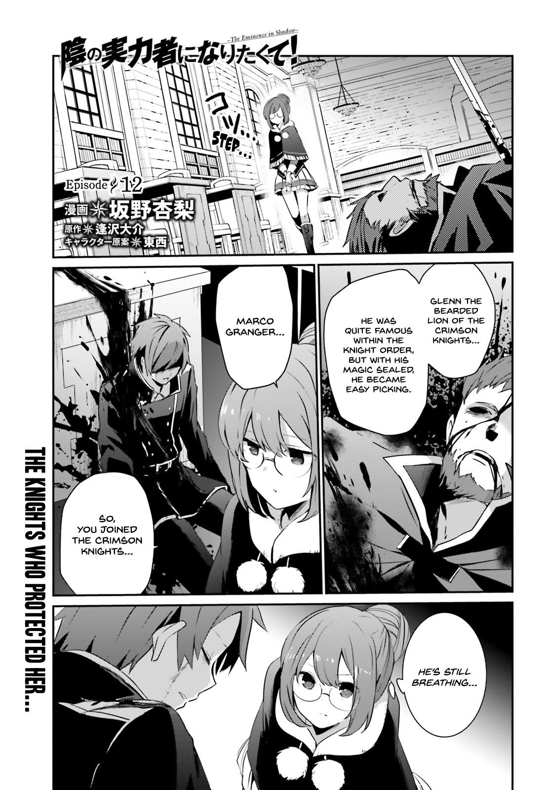 Read The Eminence In Shadow Manga Online