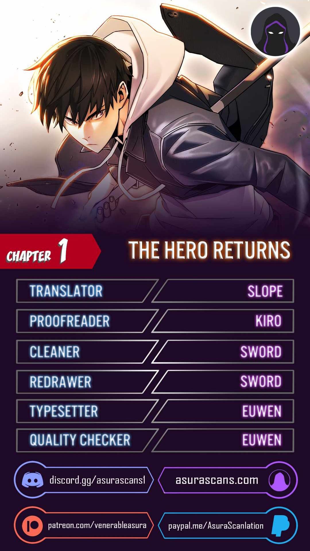 Read The Hero Returns Manga Online