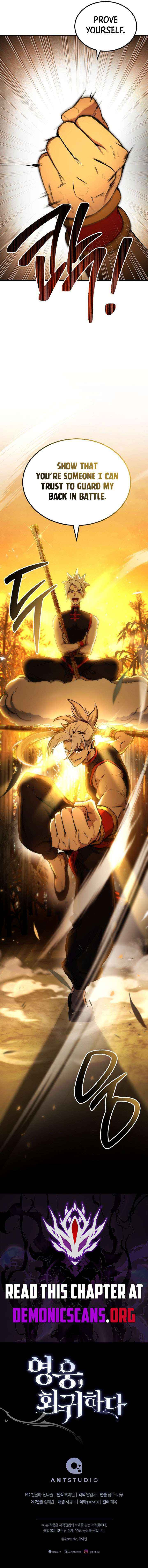 Read The Hero Returns Manga Online