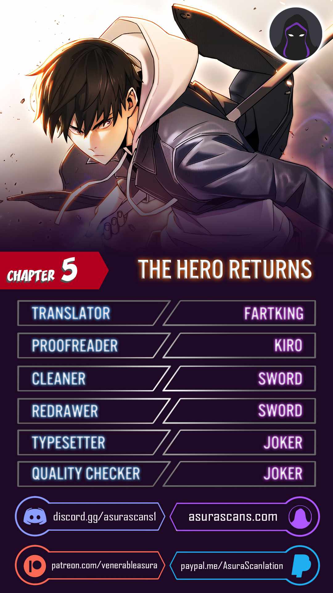 Read The Hero Returns Manga Online