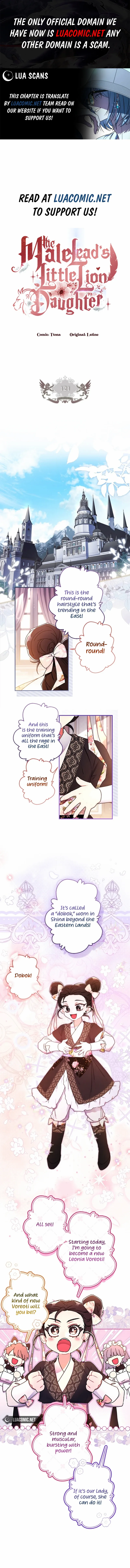 Read The Male Lead's Little Lion Daughter Manga Online