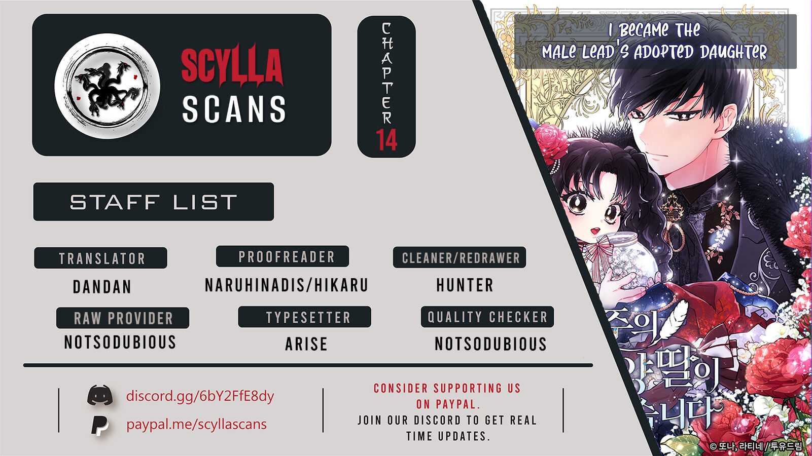 Read The Male Lead's Little Lion Daughter Manga Online