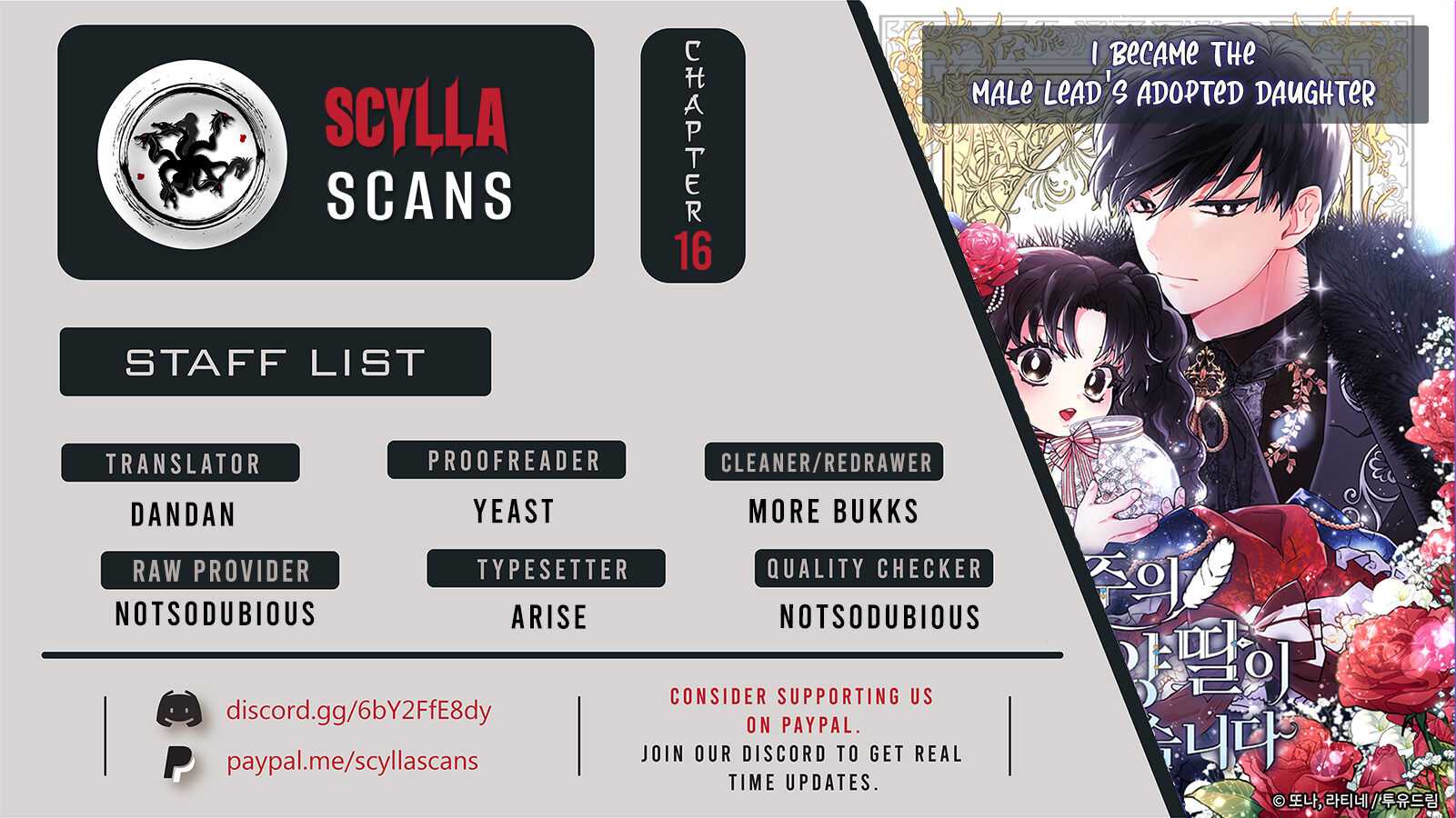 Read The Male Lead's Little Lion Daughter Manga Online