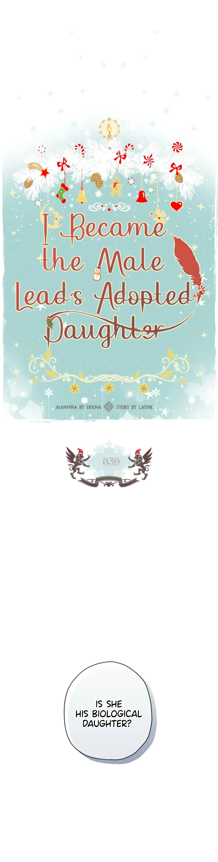 Read The Male Lead's Little Lion Daughter Manga Online