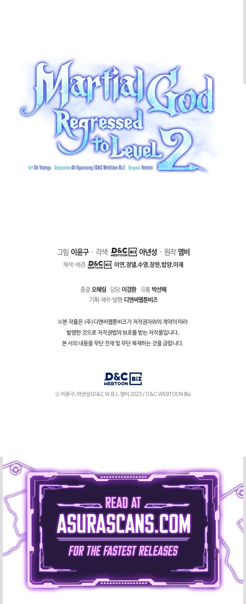 Read The Martial God who Regressed Back to Level 2 Manga Online