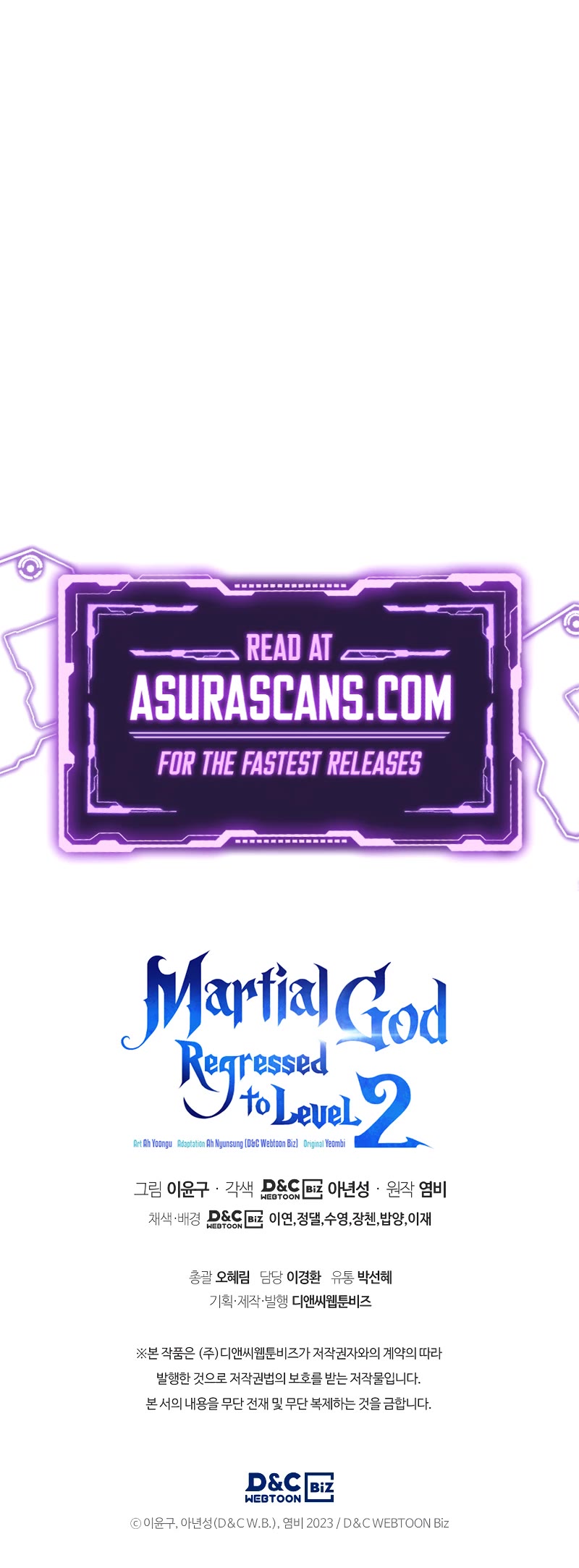 Read The Martial God who Regressed Back to Level 2 Manga Online