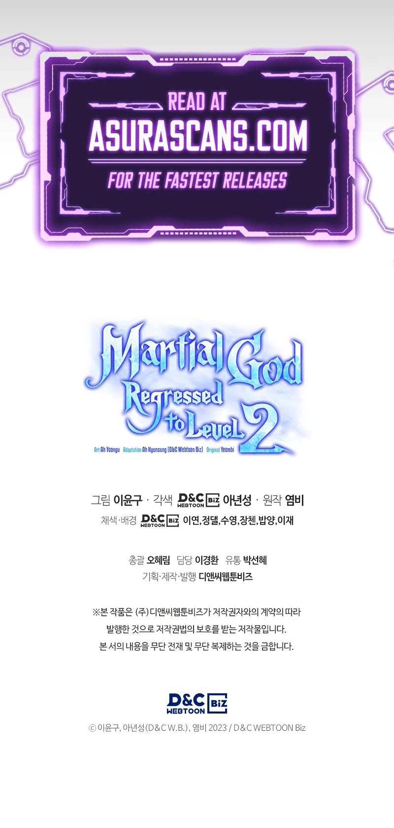 Read The Martial God who Regressed Back to Level 2 Manga Online