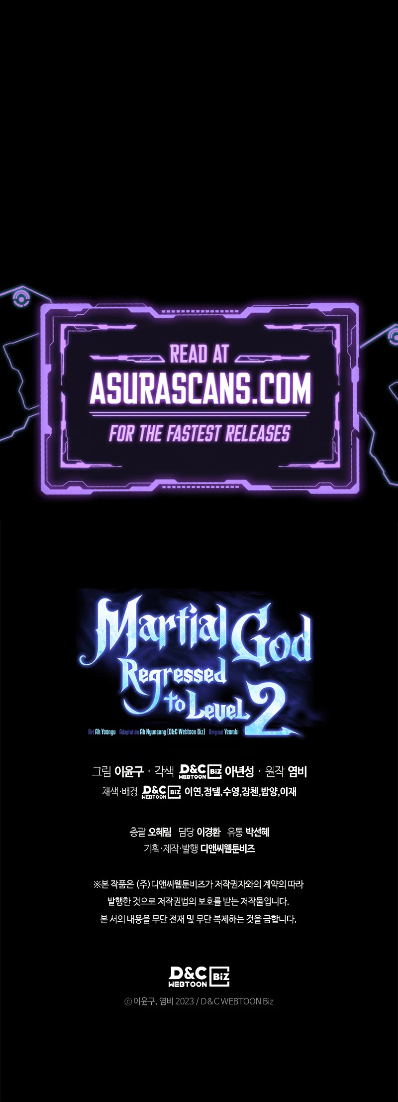 Read The Martial God who Regressed Back to Level 2 Manga Online