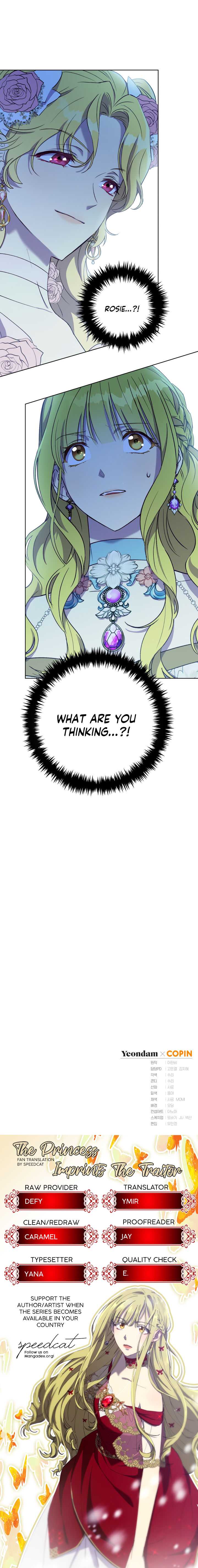 Read The Princess Imprints A Traitor Manga Online