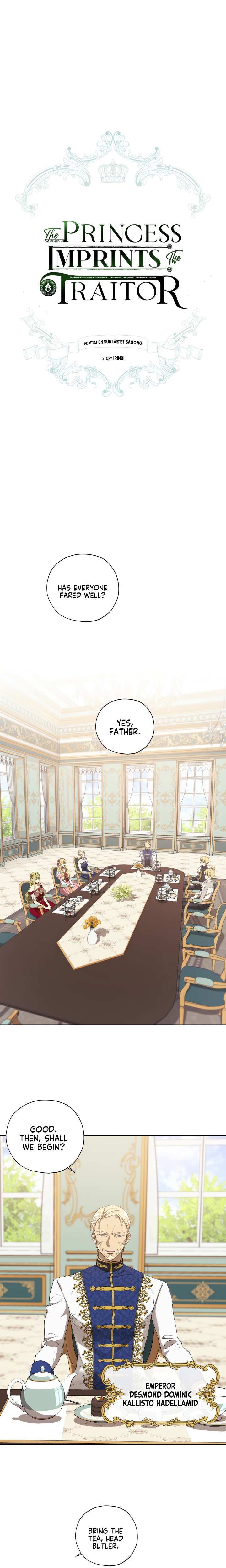 Read The Princess Imprints A Traitor Manga Online