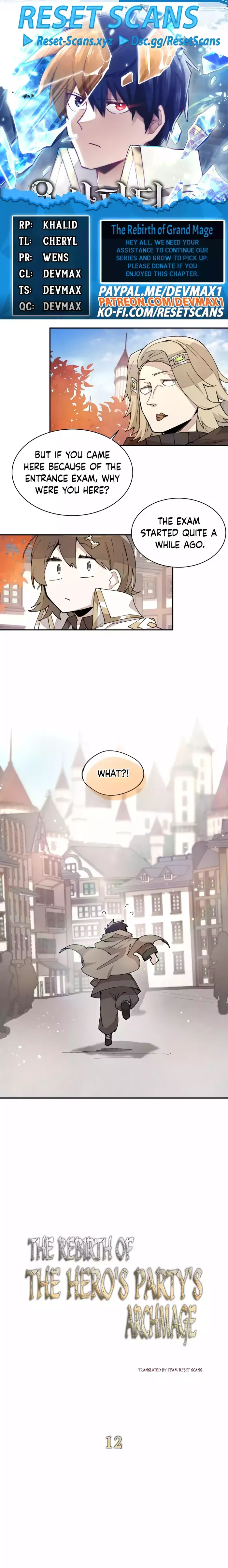 Read The Rebirth of the Hero’s Party’s Archmage Manga Online