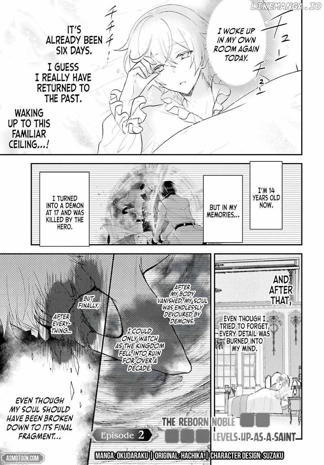 Read The Reborn Noble Levels up as a Saint Manga Online