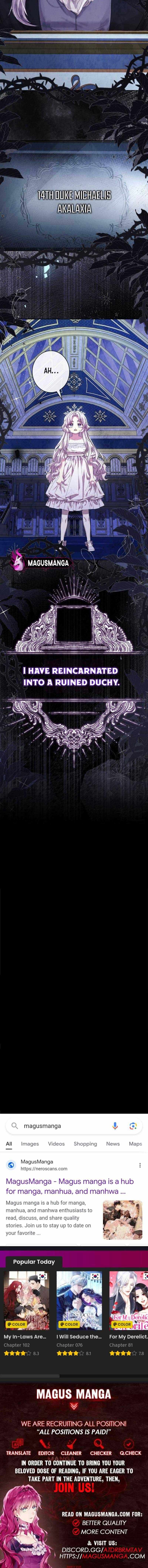 Read The Reincarnation of the Duke’s Daughter Manga Online