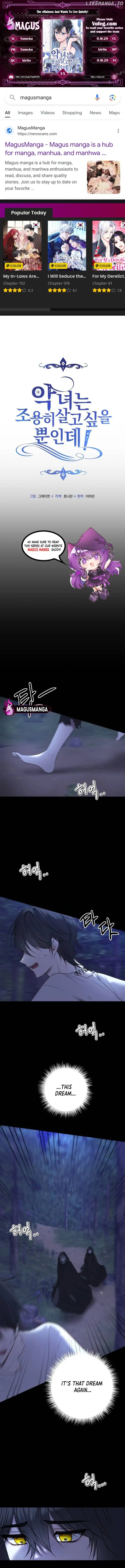 Read The Villainess Just Wants to Live in Peace! Manga Online