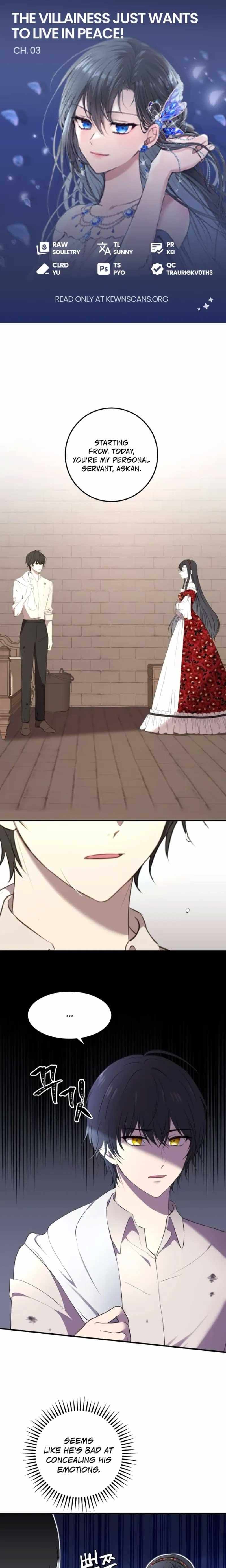 Read The Villainess Just Wants to Live in Peace! Manga Online