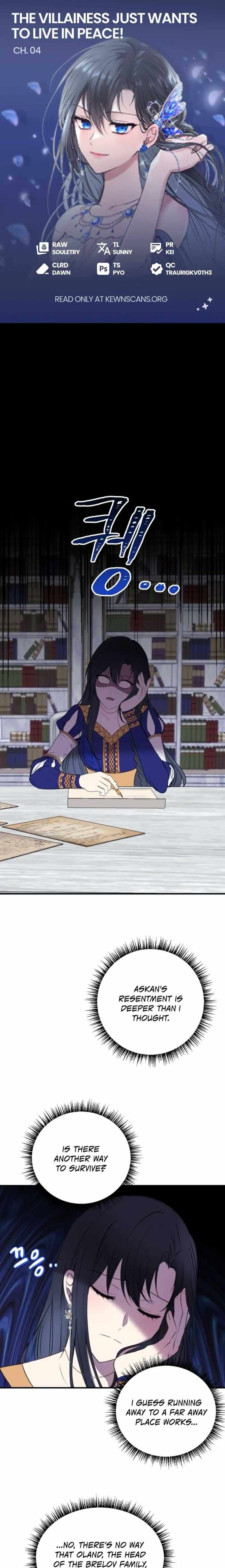 Read The Villainess Just Wants to Live in Peace! Manga Online