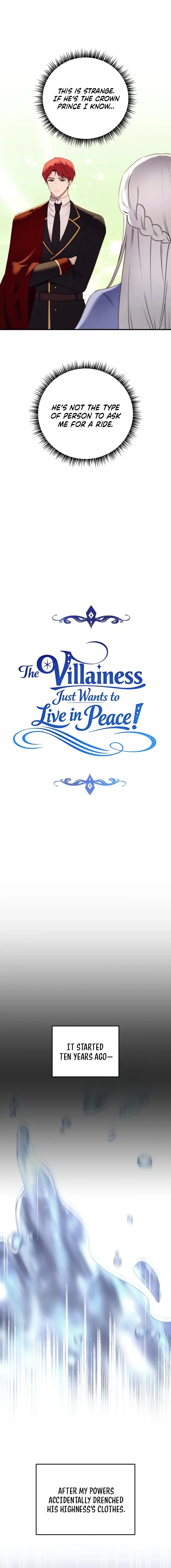 Read The Villainess Just Wants to Live in Peace! Manga Online