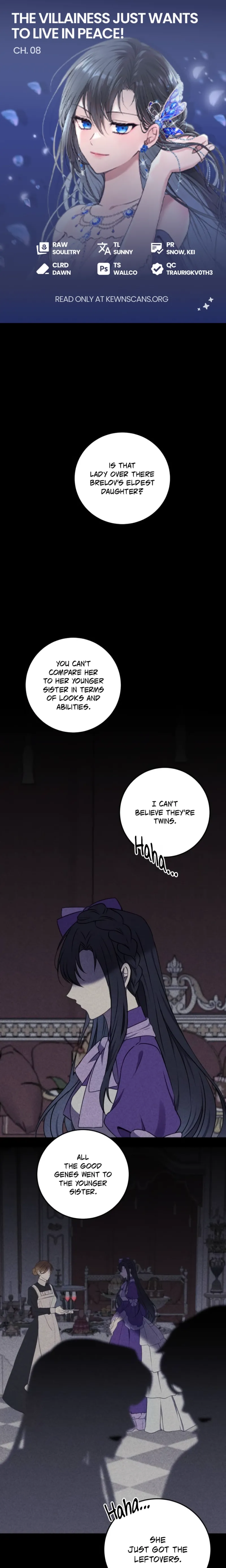 Read The Villainess Just Wants to Live in Peace! Manga Online